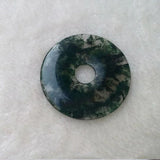 Natural Aquatic Plant Agate Safety Buckle Pendant Jewelry