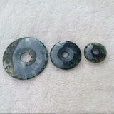 Natural Aquatic Plant Agate Safety Buckle Pendant Jewelry