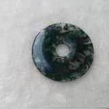 Natural Aquatic Plant Agate Safety Buckle Pendant Jewelry
