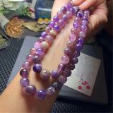 Auralite 23 Necklace Jewelry Healing Crystal 6-12mm Beads Quartz Stone