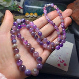 Auralite 23 Necklace Jewelry Healing Crystal 6-12mm Beads Quartz Stone