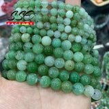 Natural Chrysoprase Jades Stone Beads Round Loose Beads 6 8mm