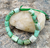 Natural Australian Jade Beads Bracelet Adjustable M0129