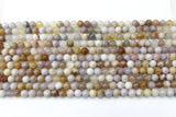 Ocean Fossils Agates Beads Strand 4/6/8/10/12MM