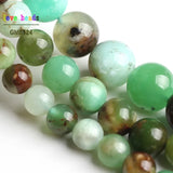 Australian Chrysoprase Stone Round Beads 15'' Strand DIY 6/8/10mm