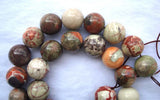 Australian Flower Agate 14mm Loose Beads for DIY Jewelry Making