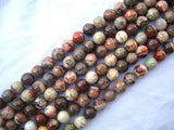 Australian Flower Agate 14mm Loose Beads for DIY Jewelry Making