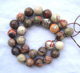 Australian Flower Agate 14mm Loose Beads for DIY Jewelry Making