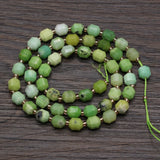Australian Green Jades Stone Beads Faceted Scattered Beads 15''