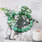 Australian Jade Stone Beaded Bracelet with Charms