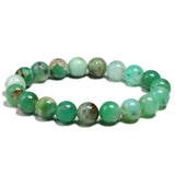 Australian Jade Stone Beaded Bracelet with Charms