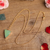 Australian Jade Stones Pendant Necklace for Women - Boho Style
