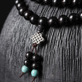 African Ebony Purple Sandalwood 108 Bracelets Men Women Beads