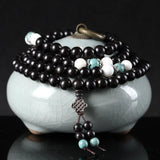 African Ebony Purple Sandalwood 108 Bracelets Men Women Beads