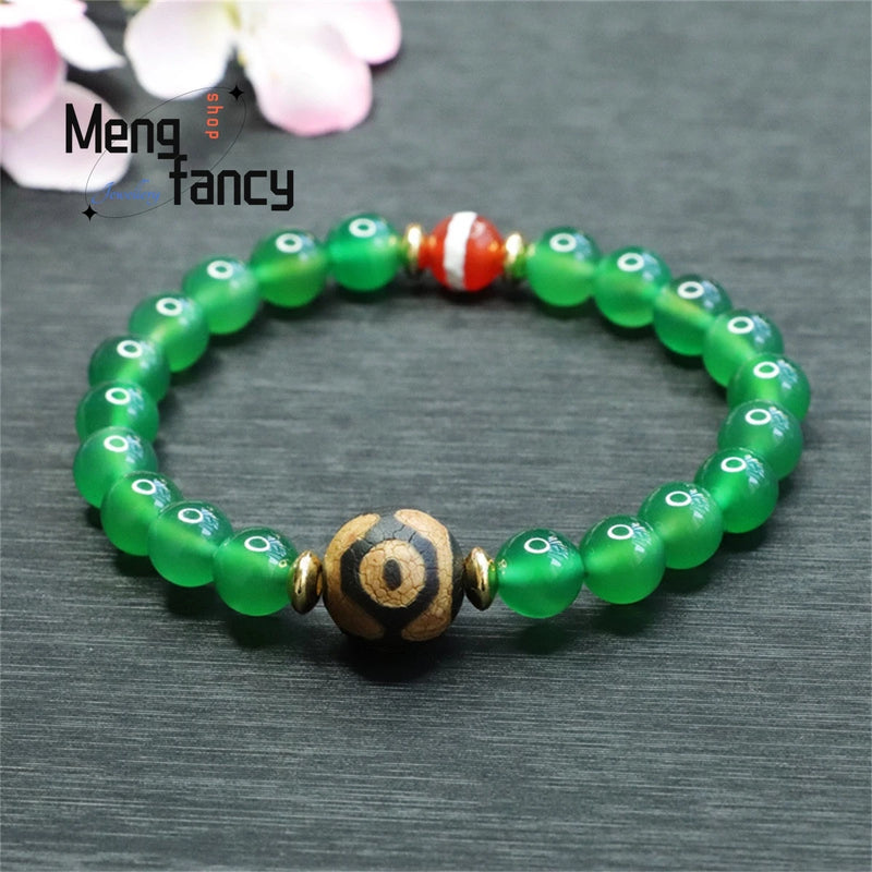 Chrysoprase Pearl Agate Bracelet Charm Jewelry
