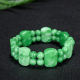 Natural Jade Hand-carved Jade Bracelet Men Women Jewelry