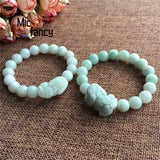 Laokeng Myanmar Jadeite Pixiu Jade Bead Bracelet Retro Charms