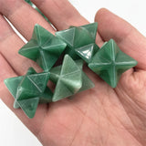 Green Aventurine Merkaba Pendant Necklace