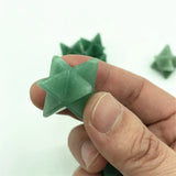 Green Aventurine Merkaba Pendant Necklace