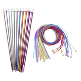 Bamboo Tunisian Cable Carpet Crochet Hooks Knitting Needles Set