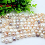 Natural Baroque Freshwater Pearl Sweater Chain Necklace