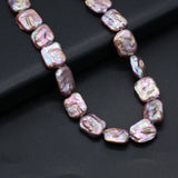 Baroque Freshwater Pearl Beads 15x18mm Purple
