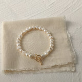 Baroque Freshwater Pearl 14K Filled Ladies Bracelet Christmas Gift