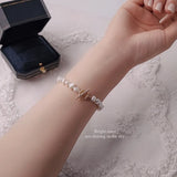 Baroque Freshwater Pearl 14K Filled Ladies Bracelet Christmas Gift