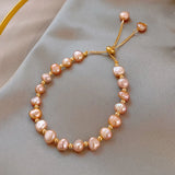 Baroque Freshwater Pearl 14K Filled Charm Bracelet for Women