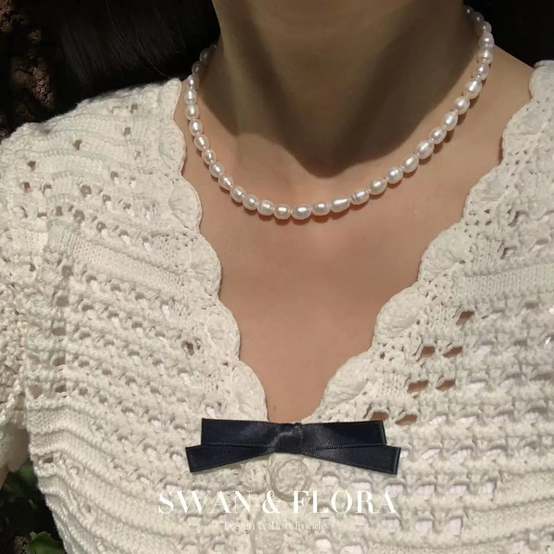 Baroque Pearl Choker Necklace Gemstone High Jewelry