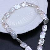 Baroque Pearl Beads Rectangle Freshwater Loose Beaded for DIY Jewelry
