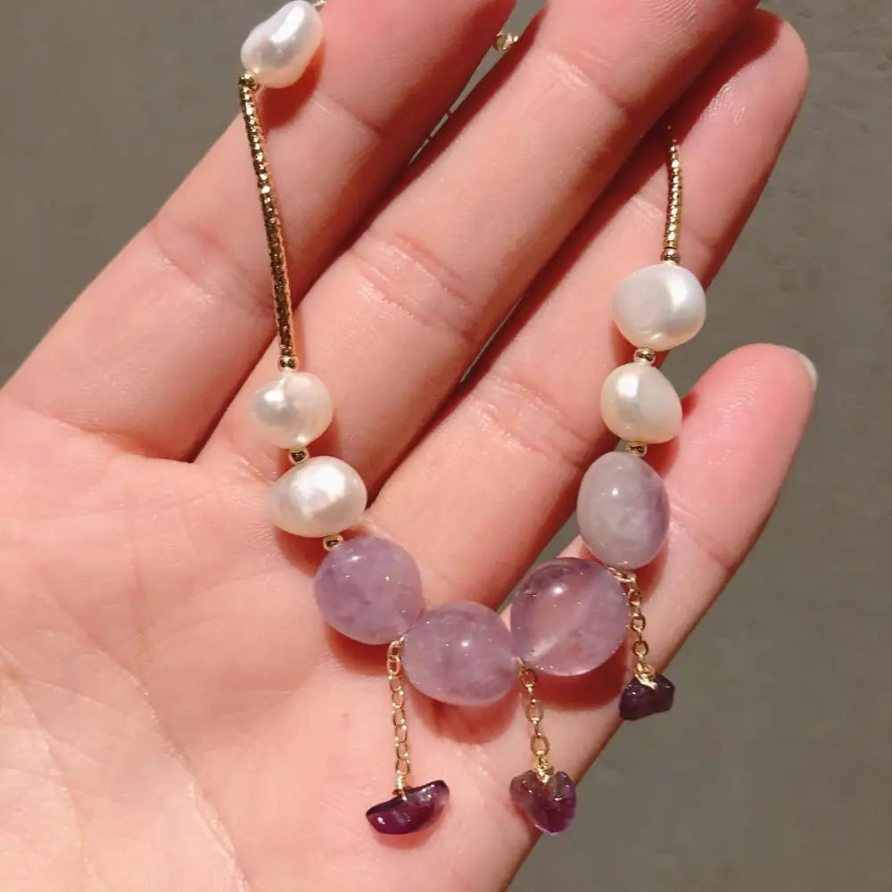 Natural Baroque Pearl Bracelet For Women Girl Lovers' Engagement