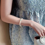 Baroque Pearl Bracelet Natural Stone Beaded Bracelet Women Jewelry