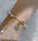 Baroque Pearl Bracelet Natural Stone Beaded Bracelet Women Jewelry