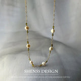 Baroque Pearl Stainless Steel Necklace
