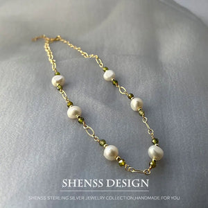 Baroque Pearl Stainless Steel Necklace