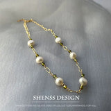Baroque Pearl Stainless Steel Necklace