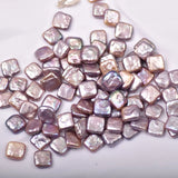 Baroque Purple Square Pearls 12mm DIY Jewelry Earrings