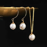 Baroque Freshwater Pearl Earrings & Pendant Set, Heart Choker, Energy Pendants