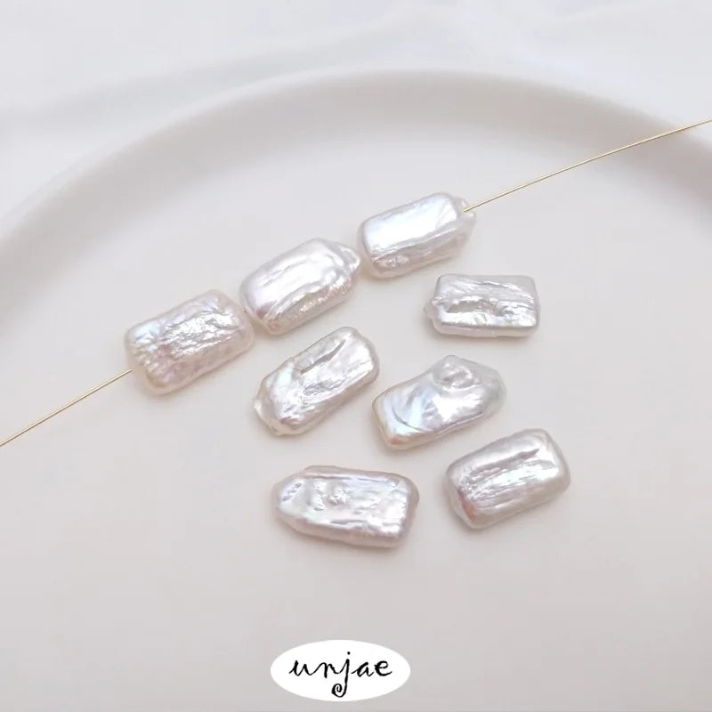 Natural Baroque Rectangular Pearls DIY Bracelet Loose Beads