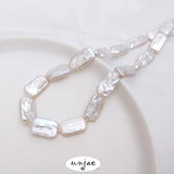 Natural Baroque Rectangular Pearls DIY Bracelet Loose Beads