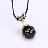 Natural Bead Pendant Love Necklace Couples Creative Gift