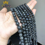 Gray Labradorite Stone Round Loose Beads 6/8/10mm