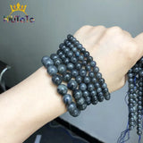 Gray Labradorite Stone Round Loose Beads 6/8/10mm