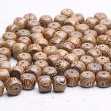 10mm Natural Wooden Beads for DIY Handicrafts Jewelry Making