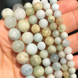 Green Amazonite Gem Stone Beads for Jewelry Making Round Spacer Bead 15''