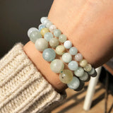 Green Amazonite Gem Stone Beads for Jewelry Making Round Spacer Bead 15''