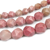 Faceted Rhodochrosite Spacer Beads 6/8/10MM