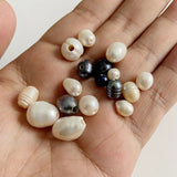 Natural Big Hole Pearl Beads 6mm-14mm Freshwater Pearls Loose Pearls Beads