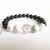 Agate Crystal Turquoise Beaded Bracelet for Men